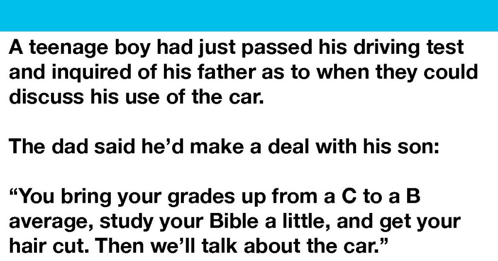 Boy Tries To Convince Dad To Let Him Use The Car. Dad’s Response? Absolutely Priceless!
