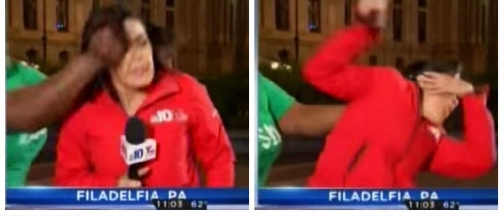 Watch What This Black Chick Does To A Reporter on Live Television