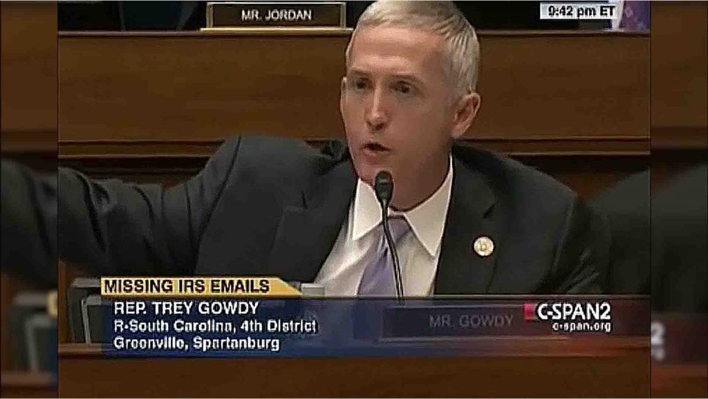 TROUBLE! Trey Gowdy Uncovers STUNNING IRS Targeting Secret…Now Obama Is LOSING IT