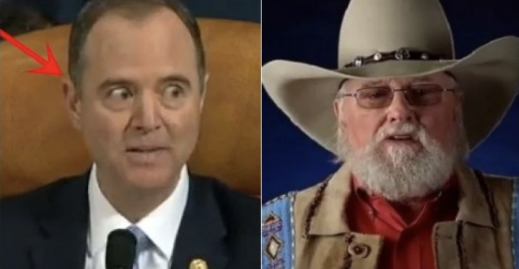 Adam Schiff, Charlie Daniels (Photo Credit: YouTube/Screenshots)