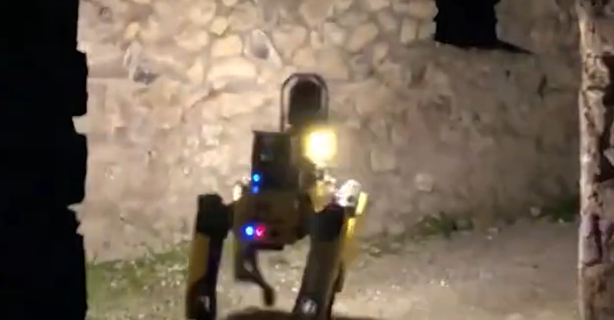 This Robot Dog Just Lit The Firing Range Up {VIDEO}