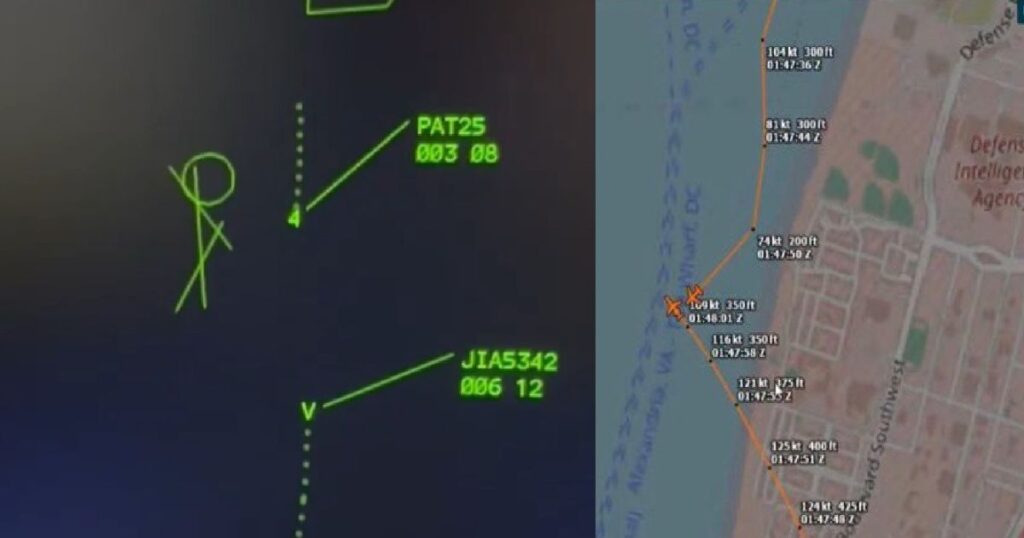 See It: Radar Track Raises Questions About DC Air Crash