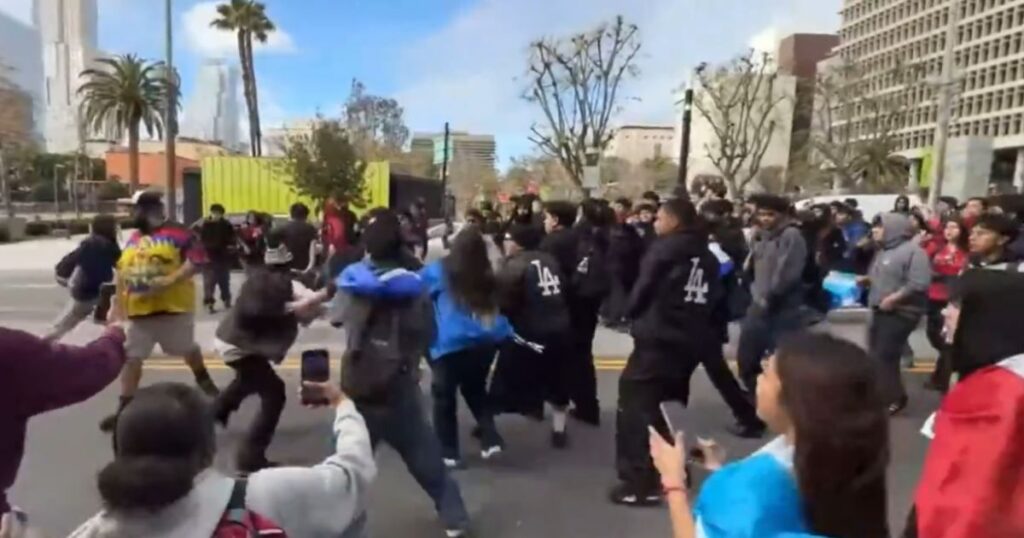 Developing: Anti-ICE Demonstrators Appear to Have Turned on Each Other, Blood in Streets